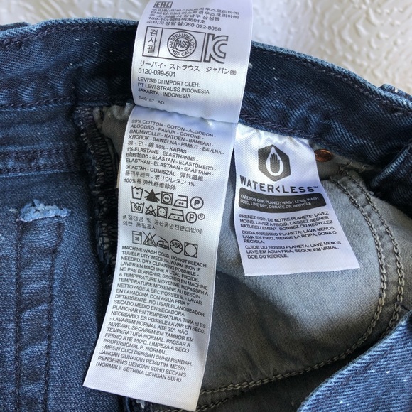 Levi's Wedgie Icon Fit Jeans Intergalactic Speckle - Picture 14 of 15